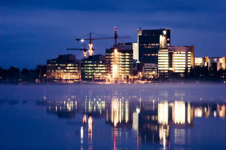 Office reflectionの写真素材