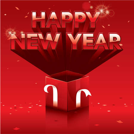 happy new yearのイラスト素材