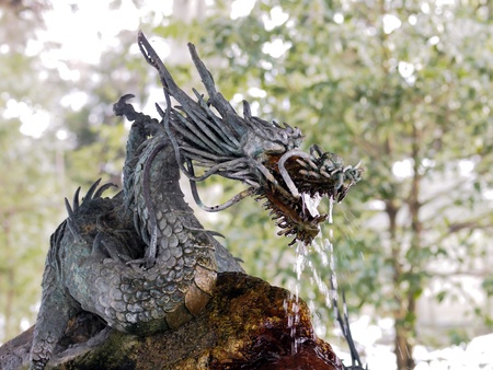Dragon statueの写真素材