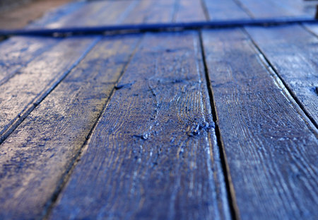 navy blue wooden surface soft focus
