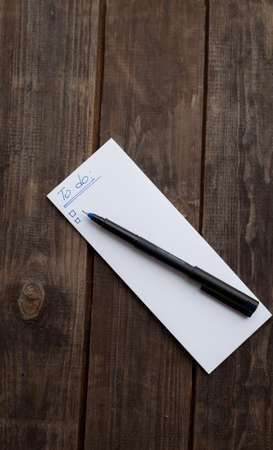 to do list ready to write with penの写真素材