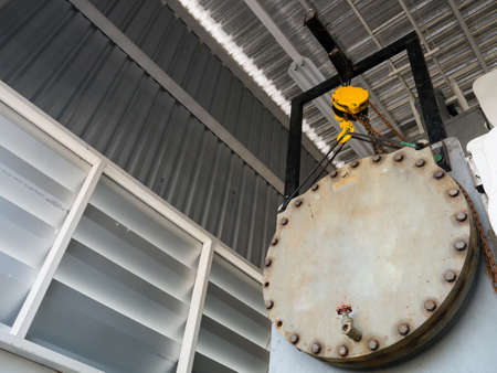 chiller machine in maintenance timeの写真素材