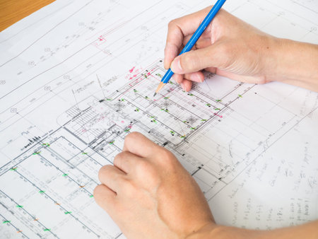 check and correction the drawing plan