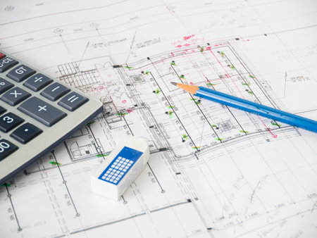 calculate and correction the drawing plan