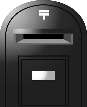 This is an illustration of post boxes around the world.のイラスト素材