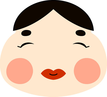 おかめの写真 イラスト素材一覧 647件 ストックフォトのamanaimages Plus