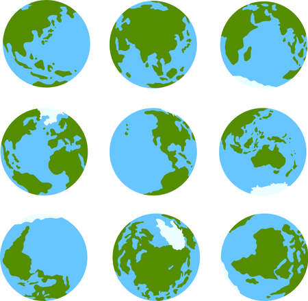This is an illustration icon of the earth.This is an illustration icon of the earth.のイラスト素材