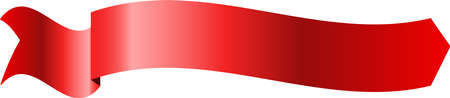 This is an illustration of a decorative title ribbon.のイラスト素材
