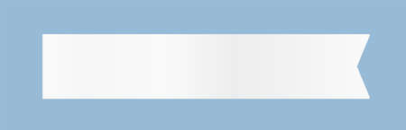 This is an illustration of a decorative title ribbon.のイラスト素材