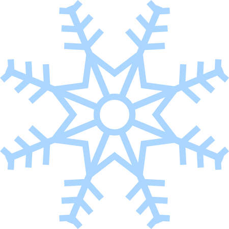 This is an illustration of snow crystal.のイラスト素材