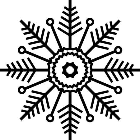 This is an illustration of snow crystal.のイラスト素材