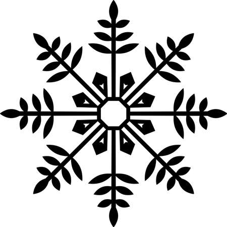 This is an illustration of snow crystal.のイラスト素材