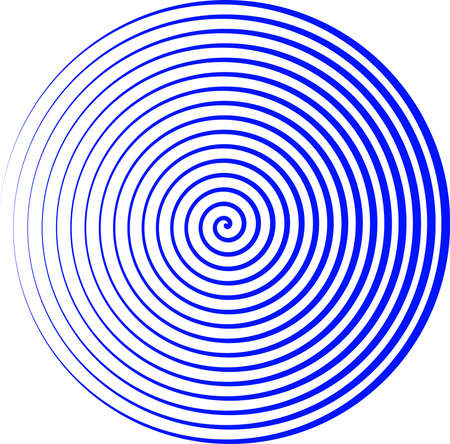 This is an illustration of the spiral symbol.のイラスト素材