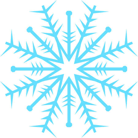 This is an illustration of snow crystal.のイラスト素材