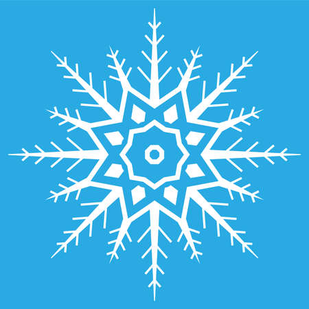 This is an illustration of snow crystal.のイラスト素材