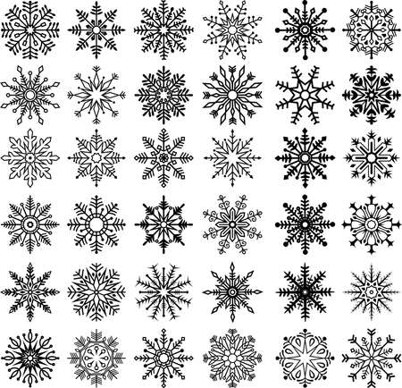 This is an illustration of snow crystal.のイラスト素材