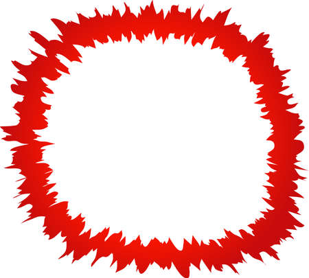 This is an illustration of a cartoon explosion.のイラスト素材