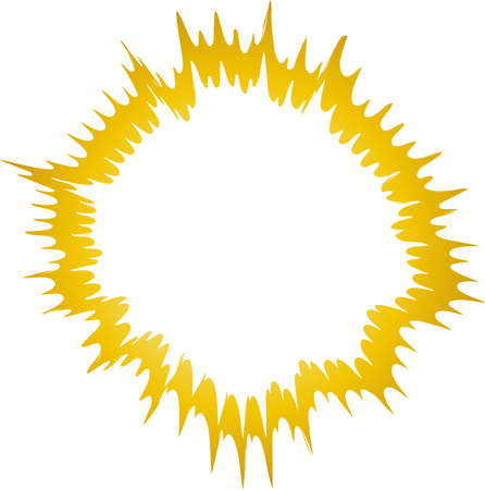 This is an illustration of a cartoon explosion.のイラスト素材