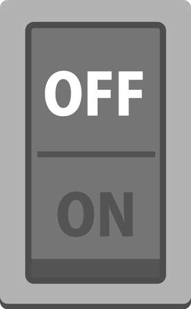 This is an illustration of a colorful ON OFF switch.のイラスト素材