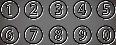 This is an illustration of shaded figures.のイラスト素材