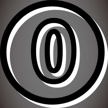 This is an illustration of shaded figures.のイラスト素材