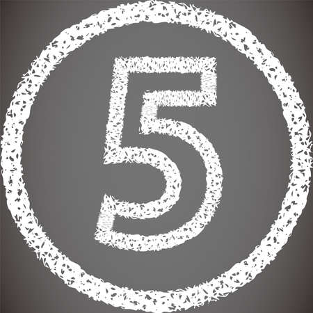 This is an illustration of figures drawn with crayons.のイラスト素材