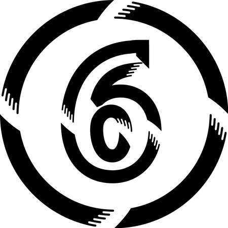 This is an illustration of figures drawn in Liquid style line.のイラスト素材