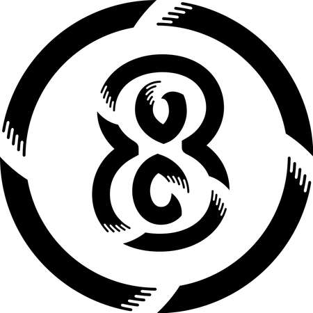 This is an illustration of figures drawn in Liquid style line.のイラスト素材