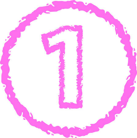 This is an illustration of figures drawn with rough lines.のイラスト素材