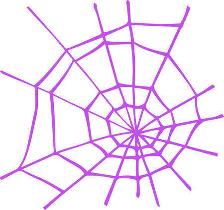 This is an illustration of a hand-painted spider web.

のイラスト素材