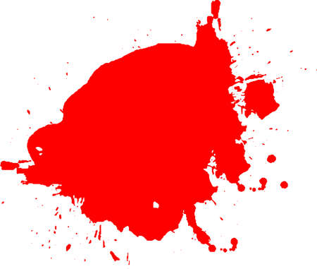 This is an illustration of horror-like blood splashes.のイラスト素材