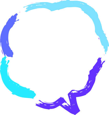 This is a cloud type pop balloon illustration.のイラスト素材