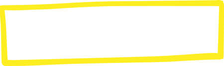 This is an illustration of hand-painted landscape rectangular frame.のイラスト素材