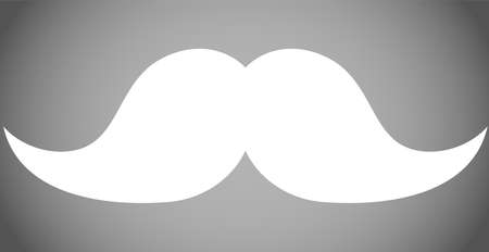 This is an illustration of a fashionable beard.のイラスト素材