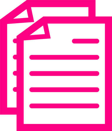 This is an illustration of a paper icon.のイラスト素材