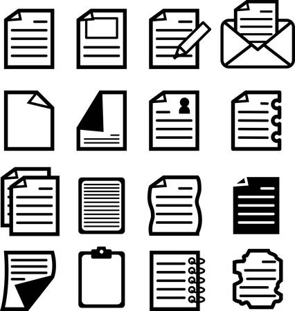 This is an illustration of a paper icon.のイラスト素材