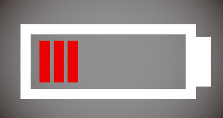 This is an illustration of the battery level.