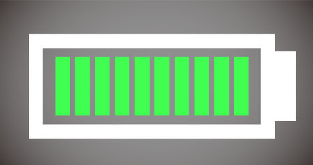 This is an illustration of the battery level.のイラスト素材