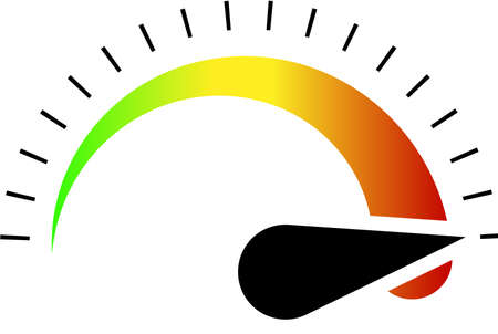 This is an illustration of the tachometer.のイラスト素材