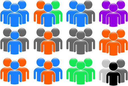 This is an illustration of Team icon.のイラスト素材