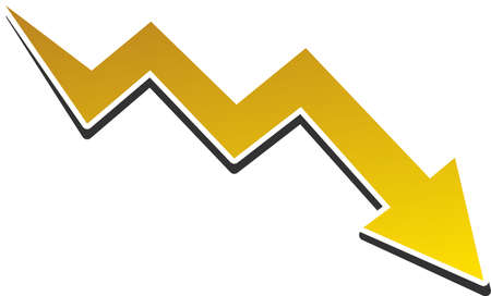 This is an illustration of Worsen Arrow.のイラスト素材