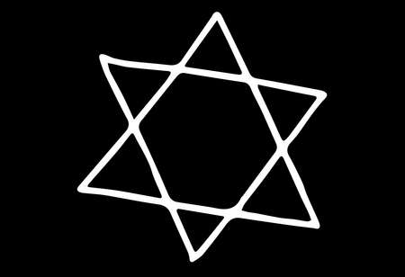 This is an illustration of hand-drawn sparkling star.のイラスト素材