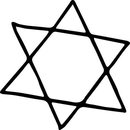 This is an illustration of hand-drawn sparkling star.のイラスト素材