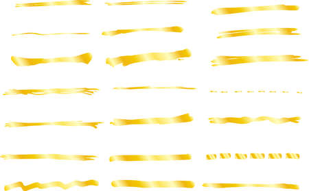 This is an illustration of analog lines drawn with a brush.のイラスト素材