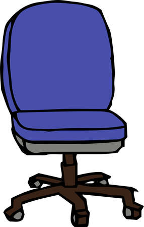 This is a rough sketch of the chair.のイラスト素材