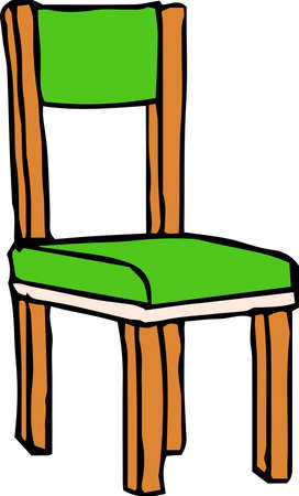 This is a rough sketch of the chair.のイラスト素材