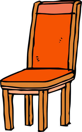 This is a rough sketch of the chair.のイラスト素材