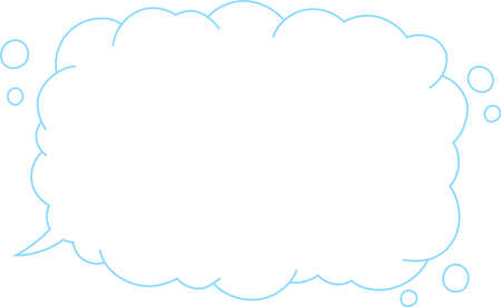 This is an illustration of Bubble comic Callout.のイラスト素材