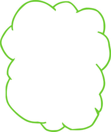 This is a rough sketch of clouds.のイラスト素材