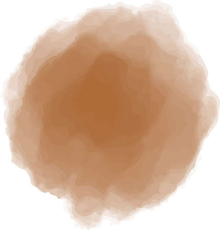 This is a circular watercolor style background illustration.のイラスト素材